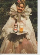 Pocztówka PRL Żywiec 1973 strój ludowy Beskidy 