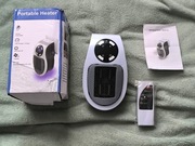 Mały elektryczny grzejnik, termowentylator do kontaktu, pilot moc 500W