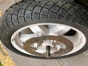 Koło przednie skuter 14" 120-70, opona Heidenau, tarcze 260, części Adiva