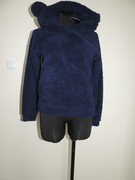 Bluza z kapturem Granatowa bluza miś kangurka 