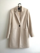 płaszcz z wełną beżowy 38 top secret 