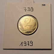2 zł z 1979 roku  piękna moneta nr. 739
