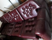 Komplet mebli z PRL ze skai z PRL