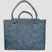 Torba kosz z filcu jasnoszara uniwersalny składany