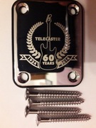 60 lat telecaster neck plate, płytka, płyta do przykręcania gryfu gitary
