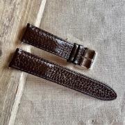 Pasek do zegarka Swiss Military Hanowa 20 mm oryginalny gruby skórzany