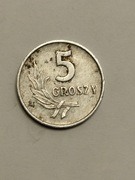 Sprzedam monetę Polska Polska 5 groszy 1968r. stan db.