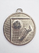 Medal srebro piłka nożna fi 45 mm piłka but