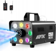 AGPTEK Wytwornica Dymu 0.3L 500W RGB LED z pilotem