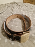 Pas oficerski czarny 137 cm