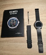 Smartwatch ECG watch fitness tracker, zegarek sportowy cały zestaw