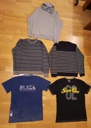 Zestaw 5 ubrań dla chlopca, rozmiar L,  170-175cm