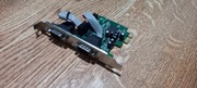 Karta kontroler PCI-E 2x Serial COM 