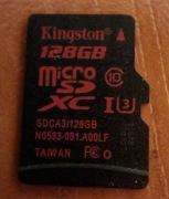 Karta Micro SD Kingston 128GB