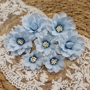 Kwiaty z tkaniny ręcznie robione U127