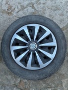 Felgi stalowe, kołpaki VW i opony zimowe Bridgestone Blizzak 195/65 15