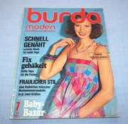Burda Moden 7/1978 + wykroje Vintage Moda szycie krawiectwo