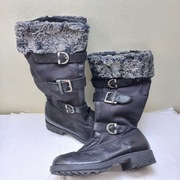 Miss Sixty 36 kozaki buty skórzane j.nowe