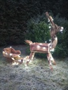 Jelonek 110 cm Sanki Sanie Zestaw Prezent  Dekoracje Święta  Dostępne 