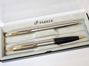 Pióro wieczne Parker Frontier Chrome GT zestaw z długopisem