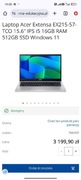 ACER Extensa 15 EX215-57-TCO 15.6" IPS i5-1334U 16GB RAM 512GB SSD Win11 H