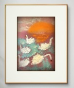 Inwestycja! Oryginalny autorski obraz akrylowy "Swanset" :D z certyfikatem