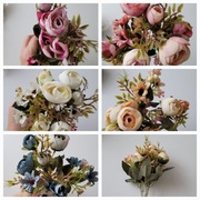 Zestaw 5 sztucznych bukiecików