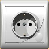 EFEKT GP-1FS gniazdo pojedyncze z uziemieniem schu