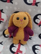 Maskotka króliczek szydełko handmade 