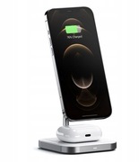 SATECHI 2W1 Bezprzewodowa Ładowarka Magsafe do iPhone AirPods  stacja