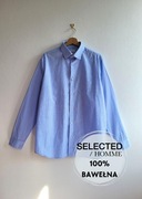 Koszula męska w kratę Selected Homme XL 100% bawełna elegancka wyjściowa