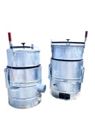 Parnik węglowy Cynkowany w CAŁOŚCI 60L/100L/160L