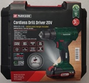 PARKSIDE PBSA 20-Li A1, wiertarkowkrętarka akumulatorowa 20 V