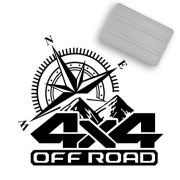 Naklejka 4x4 OFF ROAD na samochód - RAKLA GRATIS ! WZÓR-3
