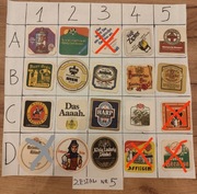 Podkładki, podstawki pod piwo po 2 zł zestaw za 35 zł, Nr5 cały świat 