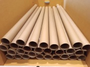 2szt Tuba tekturowa 594mm x fi50mm Tuleje tuby kartonowe 59,4cm