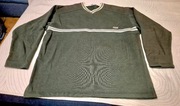 Bluza/sweter w serek  koloru ciemnozielone. Rozmiar 2XXL.