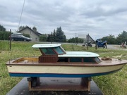 Statek spalinowy duży model 