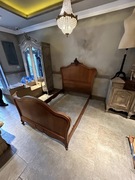 Stara antyczna rama do łóżka