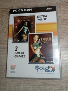 Tomb Raider & Tomb Raider II. PC ANG 6/6 bez rys płyta!