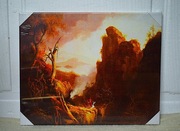 The Last of the Mohicans - ,, The Death of Cora'' 1827 , reprodukcja .