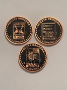 Solidarność. Zestaw monet kolekcjonerskich fi 32 mm. Gyges