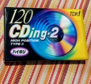 TDK CDING 2 120 min.  Japońskie wydanie.