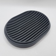 Mydelniczka z wkładem ociekowym do łazienki czarna