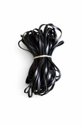 Kabel Ethernet CAT 6 Płaski LAN ok. 19 m Czarny – Bez Wtyczek RJ45 (53)