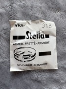 318 szkło szkiełko zbrojone do zegarka vintage srebrny ring Stella