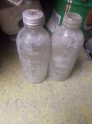 Butelki PRL kroplówki 2szt