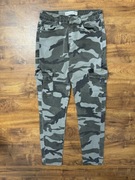 Spodnie cargo bojówki moro khaki Delux Design rozmiar XS 34