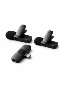 Bezprzewodowy mikrofon krawatowy 2 szt USB-C TikTok YouTube