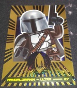 Karta LEGO Star Wars nr 27 MANDALORIANIN - ULTRA !